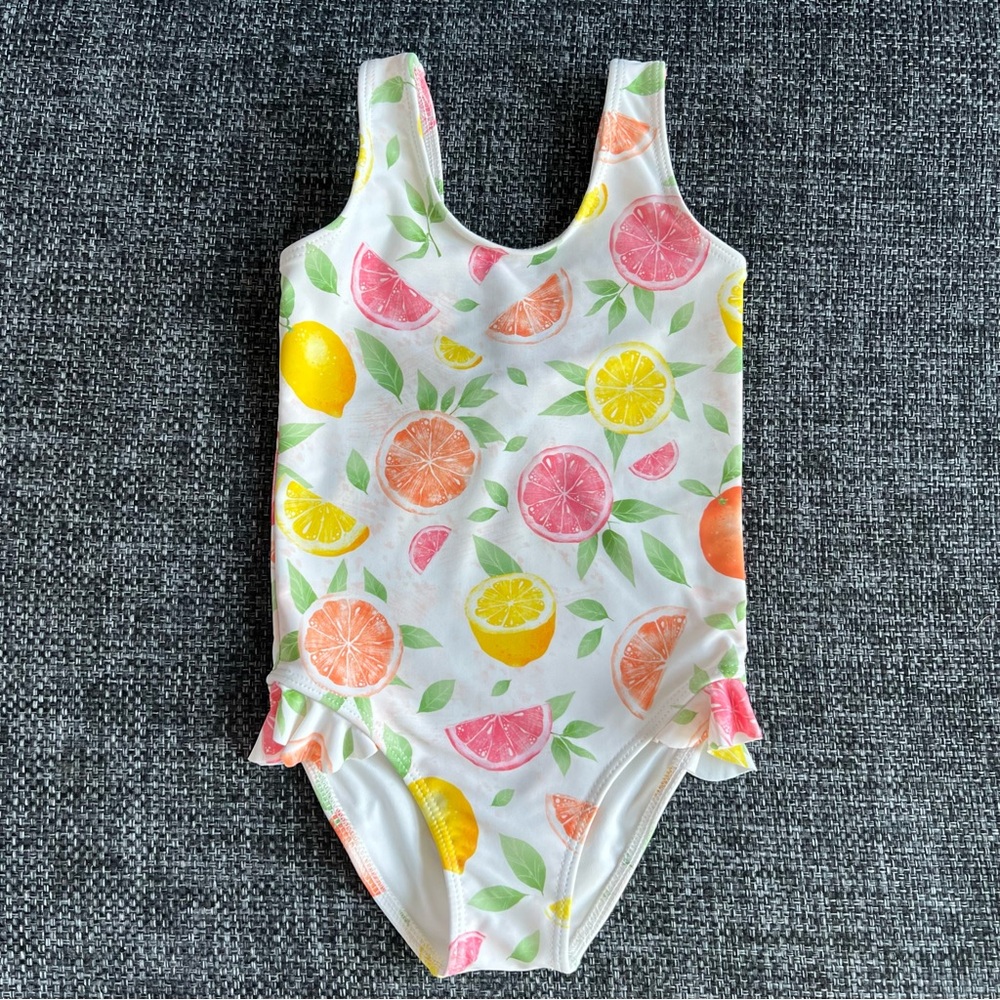 Pink Desert Toddler Citrus Swimsuit Size 4T